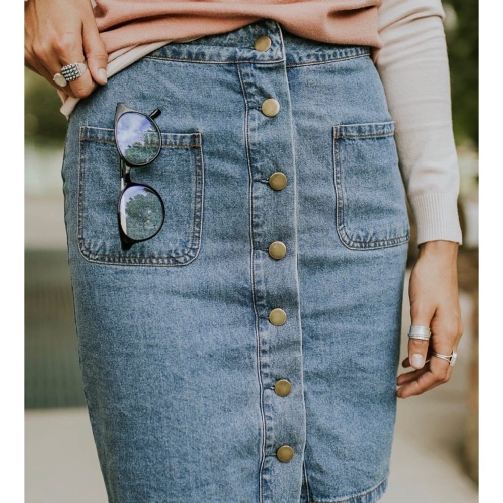 Denim Skirt